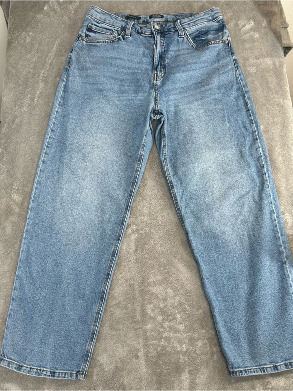 Wild Fable Women's High-Rise Dad Jeans Blue Denim Pants Size 12